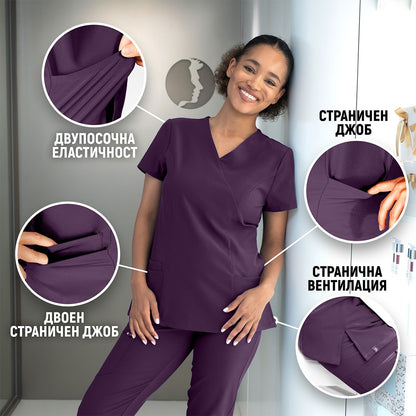 Tunica medicală de damă BEUNIQUE NOBBY VIOLET