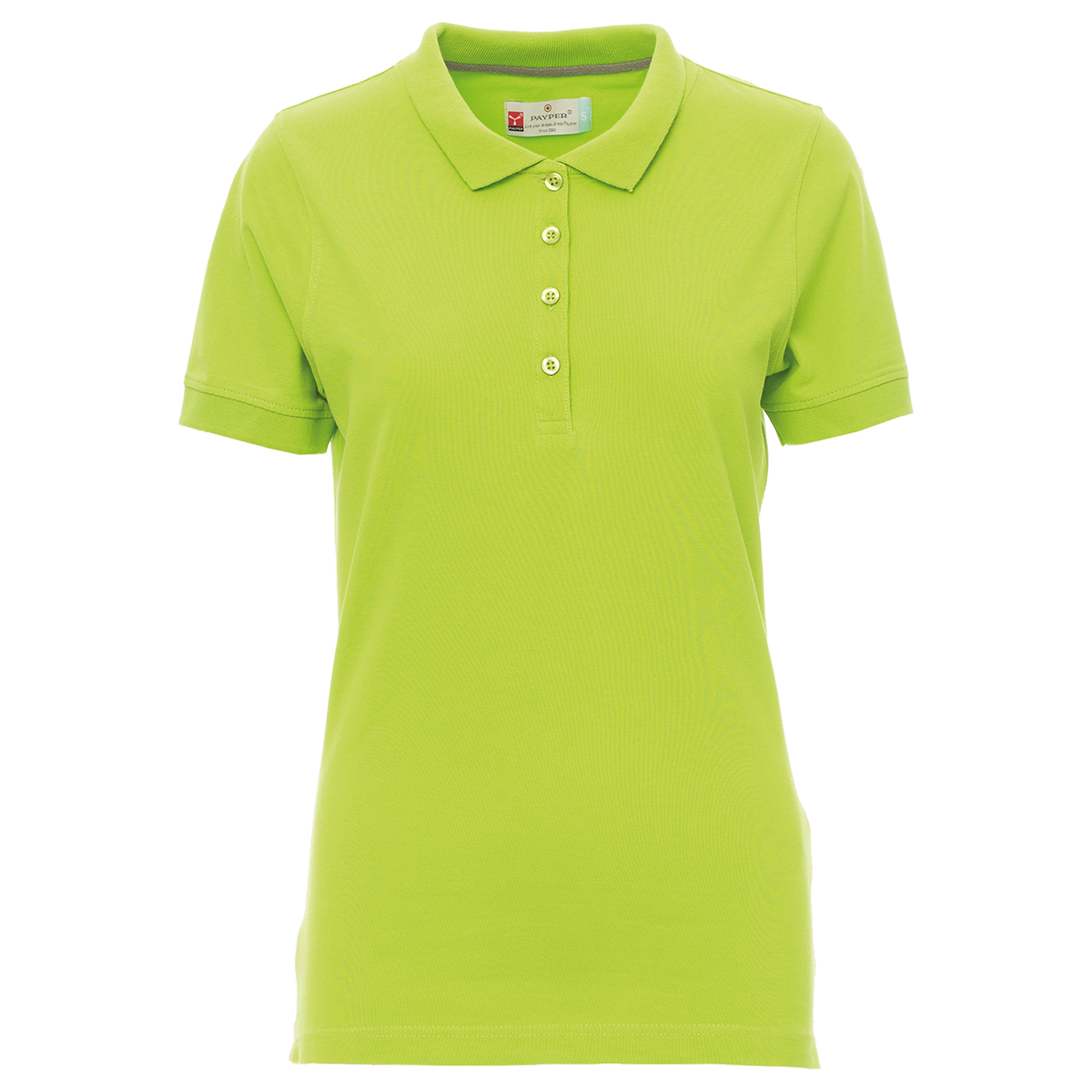 Tricou polo pentru femei PAYPER VENICE VERDE ACID
