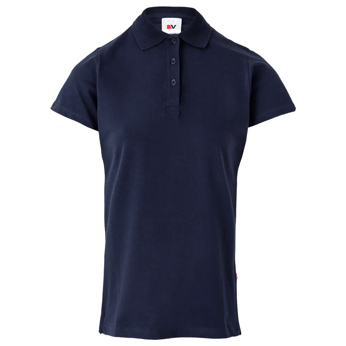 Tricou dama cu guler VELILLA ALBASTRU MARIN