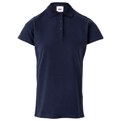 Tricou dama cu guler VELILLA ALBASTRU MARIN