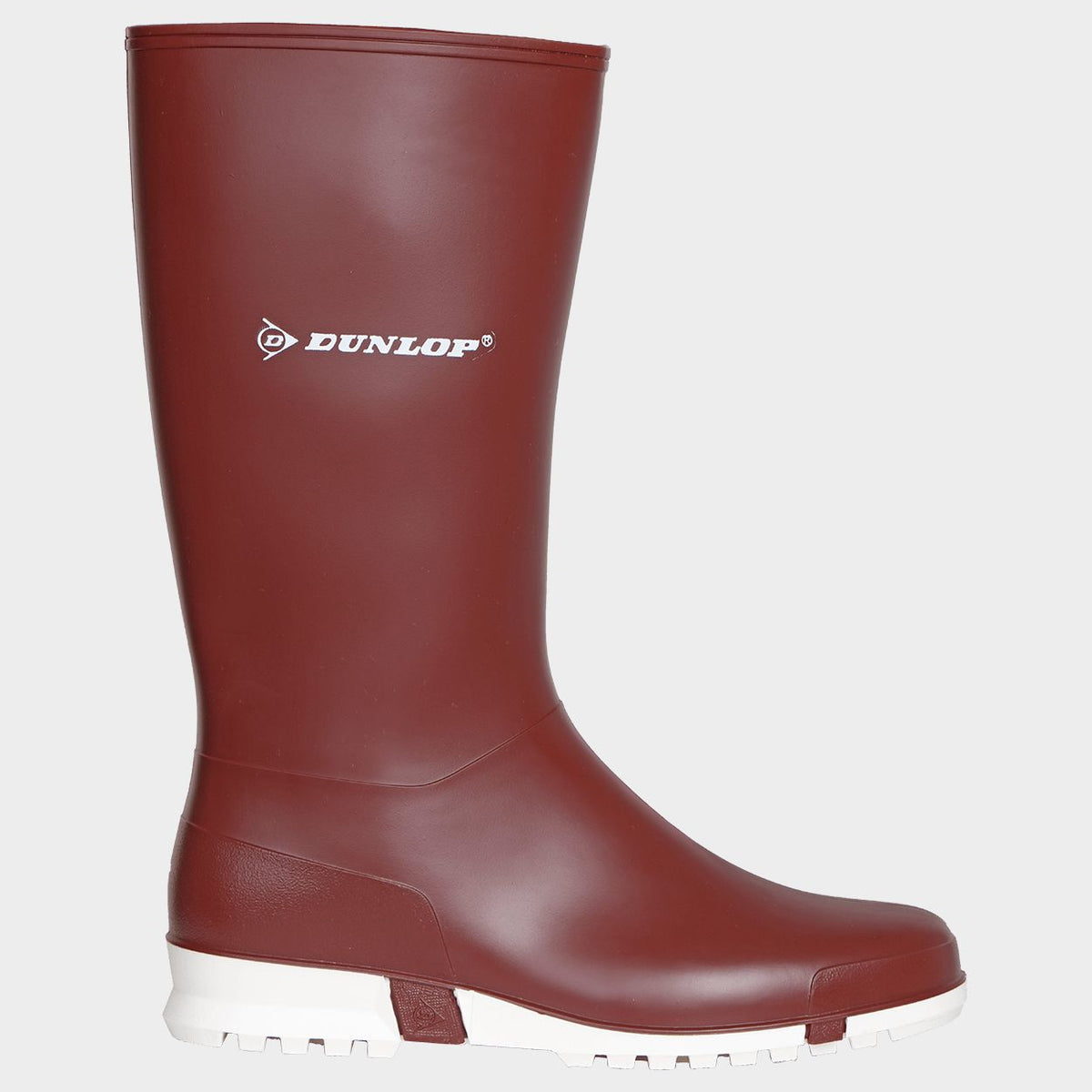Cizme de lucru pentru femei Dunlop Sport BURGUNDY/WHITE