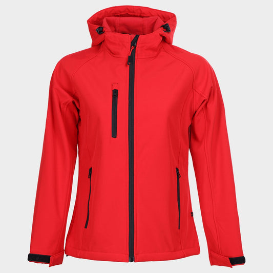 Jachetă softshell de dame STENSO REEF ROȘU