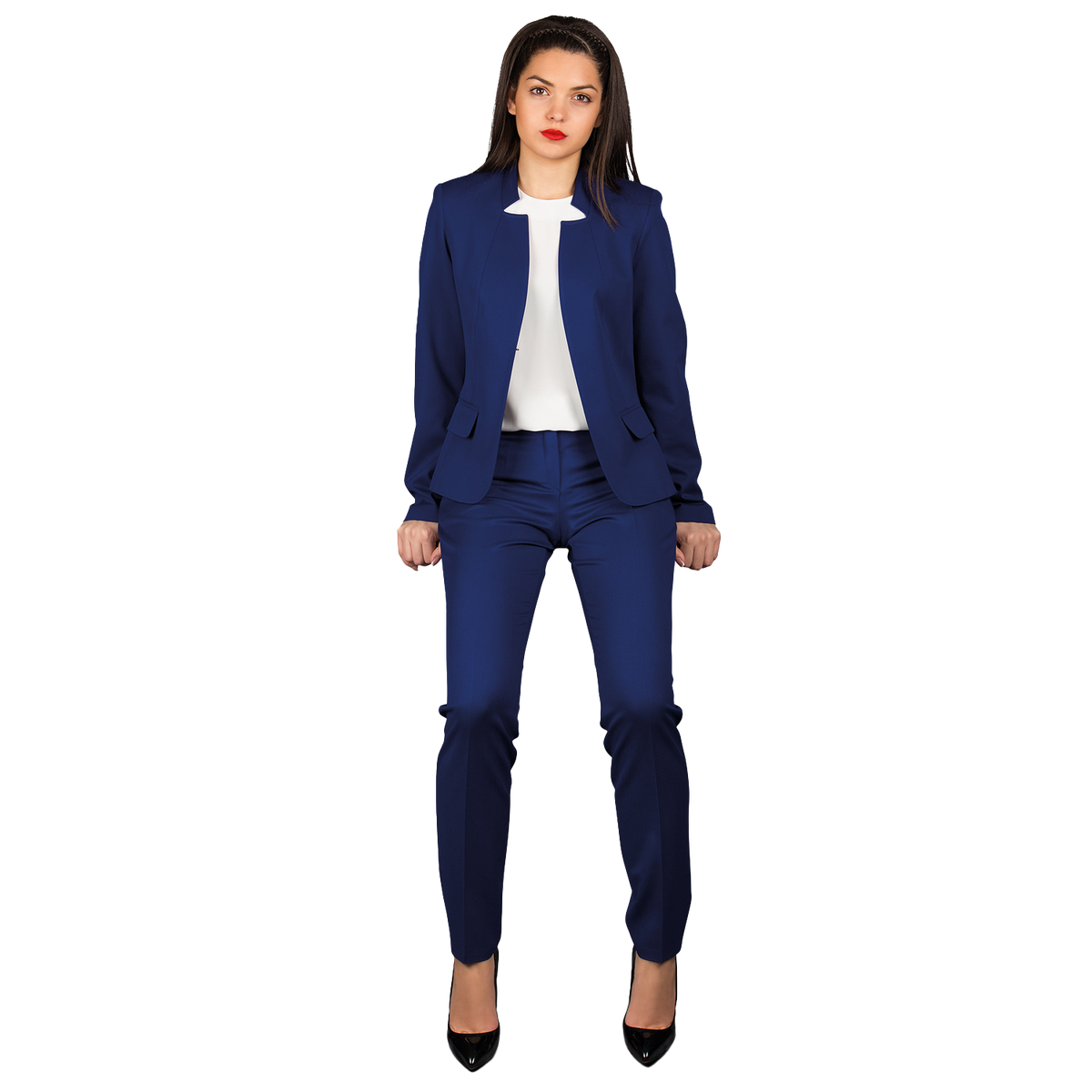 Pantaloni pentru femei BEUNIQUE KARINA ALBASTRU REGAL