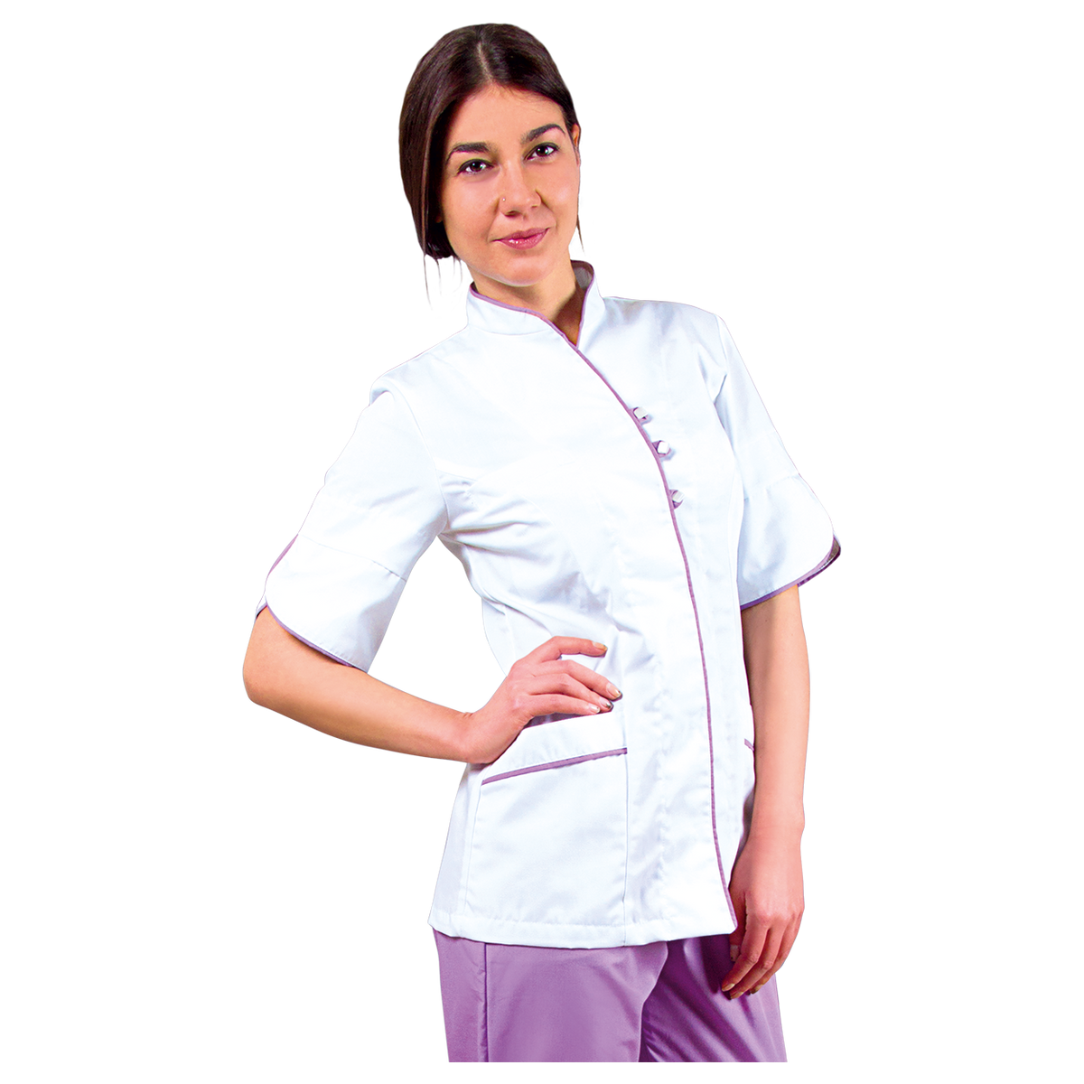 Tunică de lucru pentru femei BEUNIQUE BARISA ALB