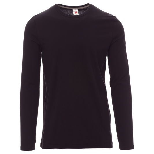 Tricou cu mânecă lungă PAYPER PINETA NEGRU