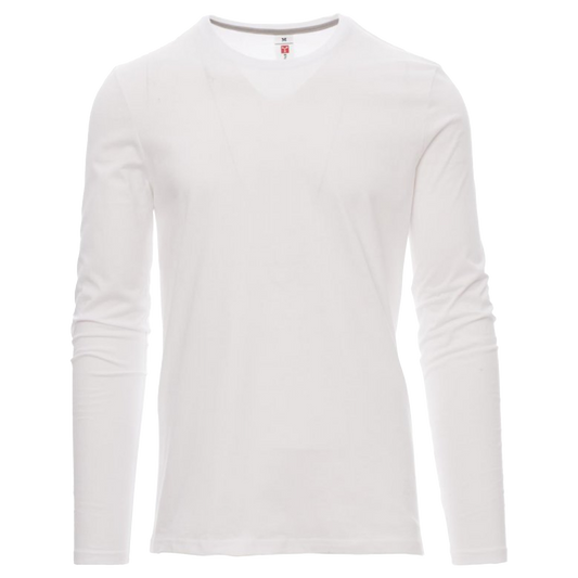 Tricou cu mânecă lungă PAYPER PINETA ALB