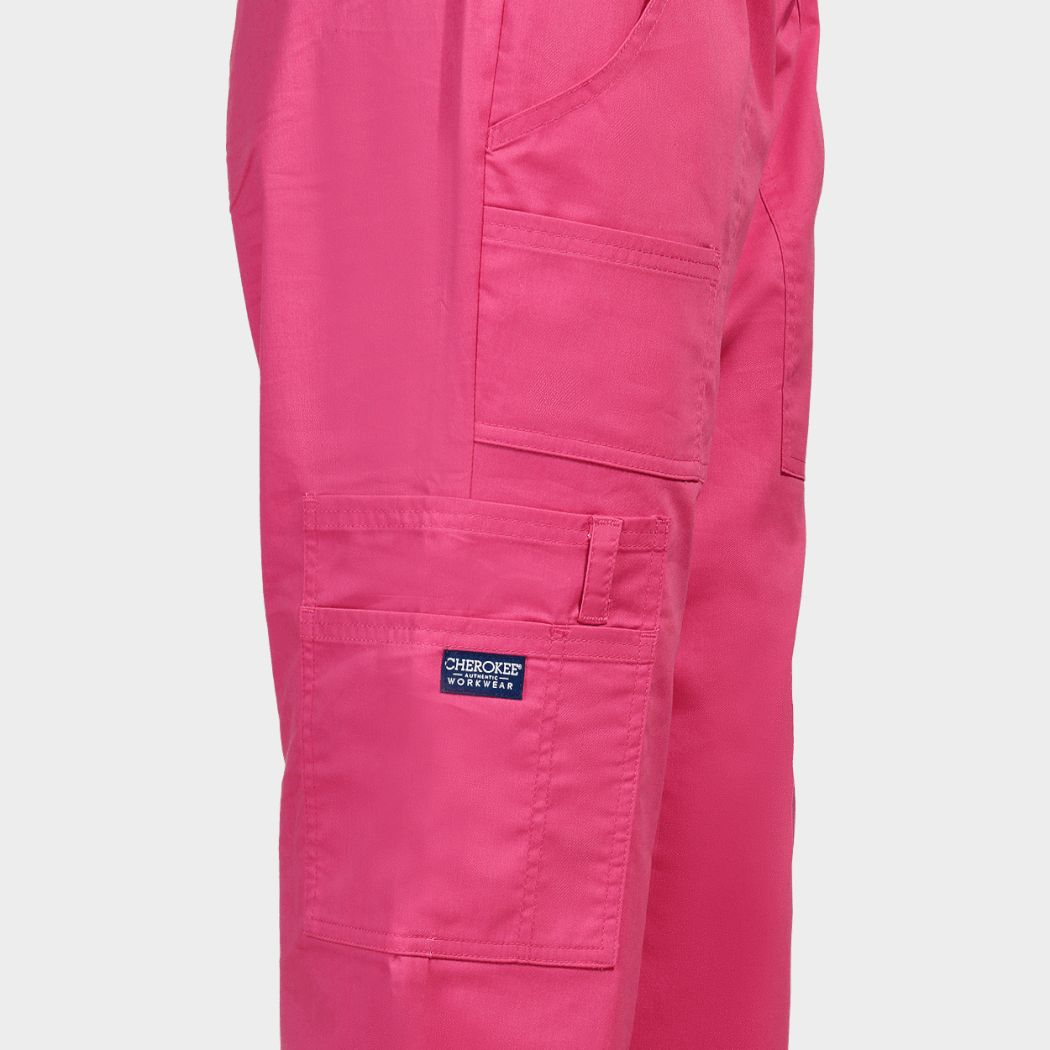 Pantaloni medicali CHEROKEE MR CARGO ROZ WWE4005