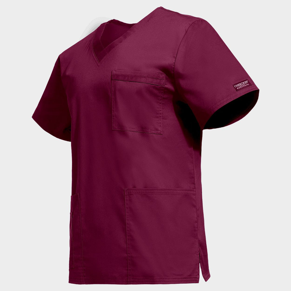Tunică medicală CHEROKEE V-NECK VIȘINIU WWE4725