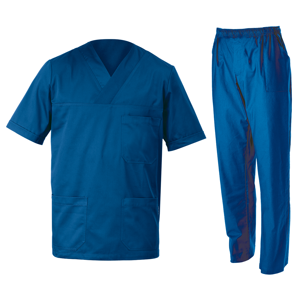 Tunică medicală cu pantaloni M3 BEUNIQUE ALBASTRU REGAL