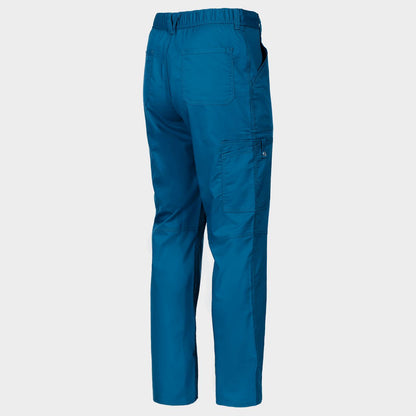 Pantaloni medicali de bărbat CHEROKEE MR TAPERED CARIBBEAN BLUE WWE140