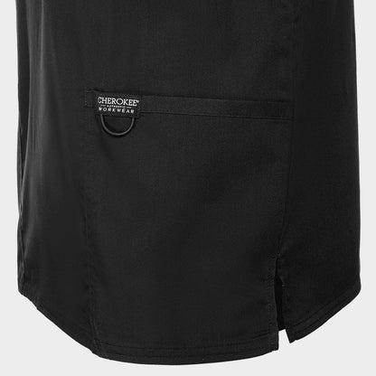 Tunică medicală de bărbat CHEROKEE V-NECK NEGRU WWE670