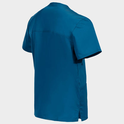 Tunică medicală de bărbat CHEROKEE V-NECK CARIBBEAN BLUE WWE670