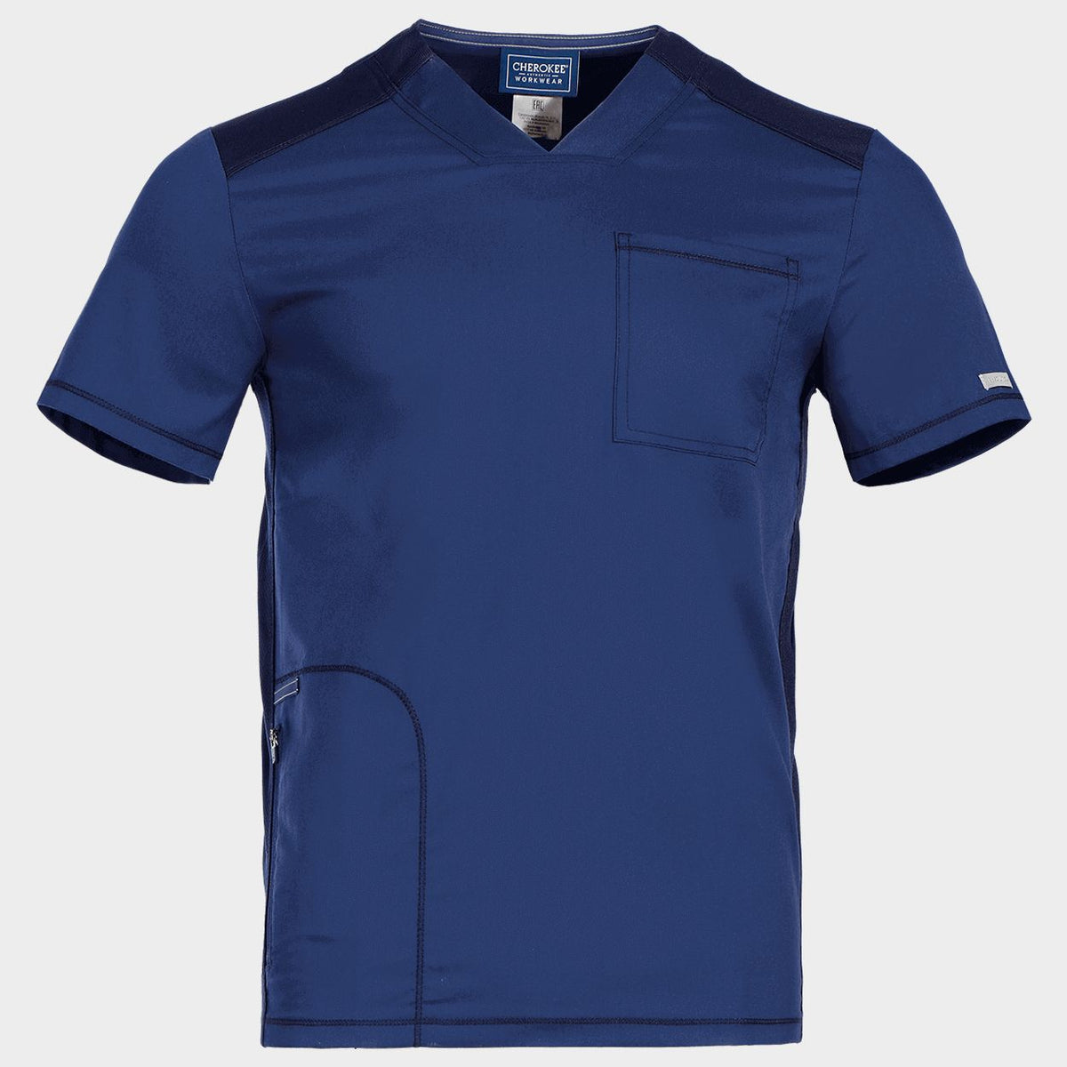 Tunică medicală pentru bărbați CHEROKEE V-NECK ALBASTRU ÎNCHIS WWE603