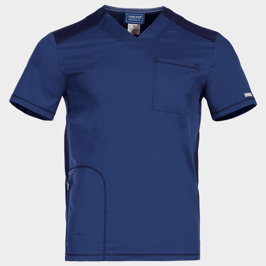 Tunică medicală pentru bărbați CHEROKEE V-NECK ALBASTRU ÎNCHIS WWE603