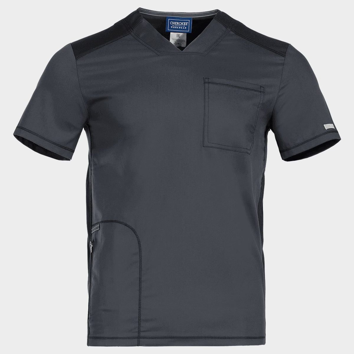 Tunică medicală de bărbat CHEROKEE V-NECK GRI WWE603