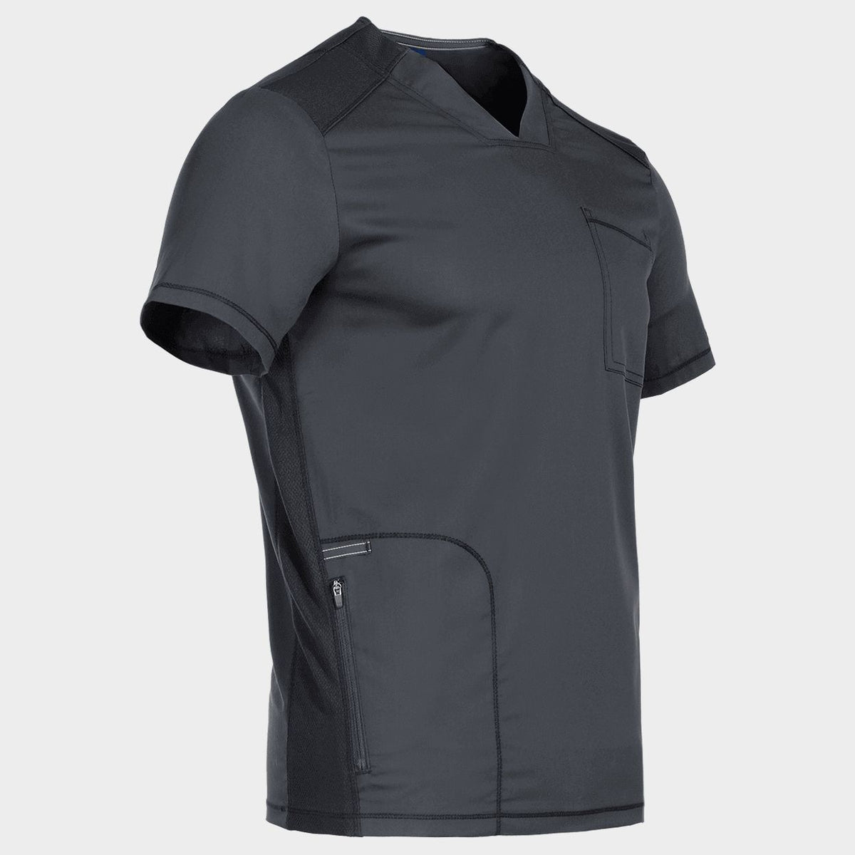 Tunică medicală de bărbat CHEROKEE V-NECK GRI WWE603