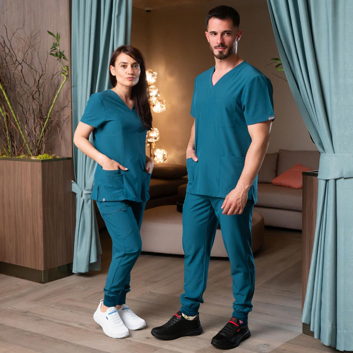 Tunica medicală pentru bărbați BEUNIQUE NOBBY PETROL
