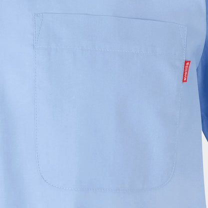 Cămașă cu mânecă scurtă de bărbați VELILLA LIGHT BLUE