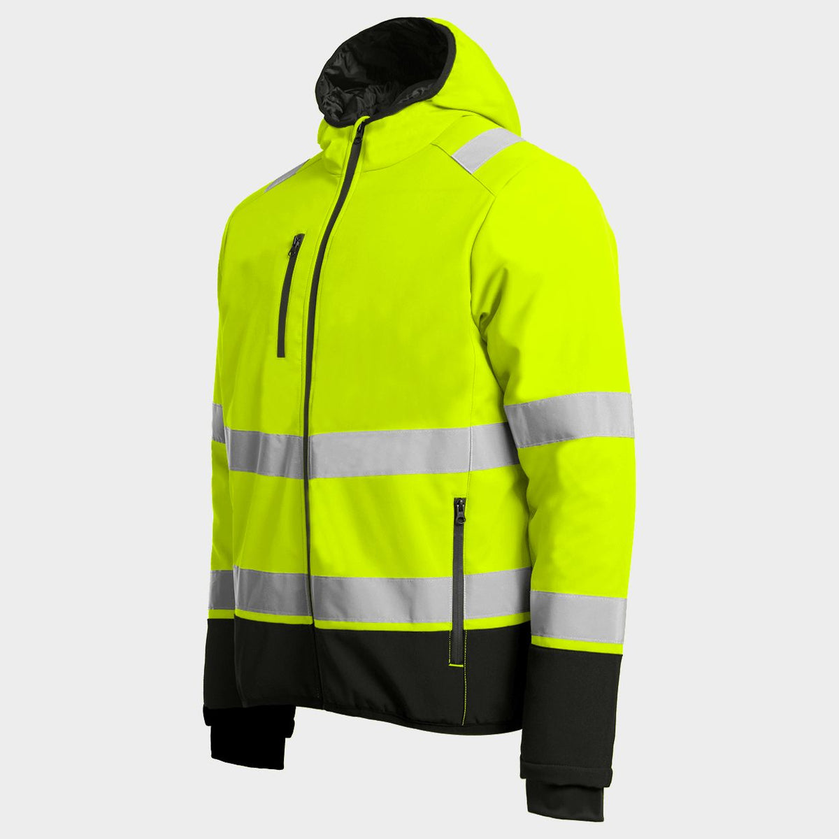 Jachetă de lucru căptușită STENSO REEF PAD HV SOFTSHELL YELLOW