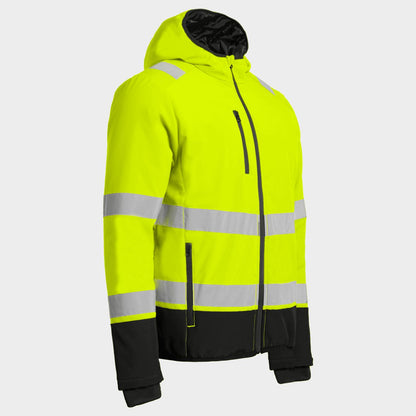 Jachetă de lucru căptușită STENSO REEF PAD HV SOFTSHELL YELLOW