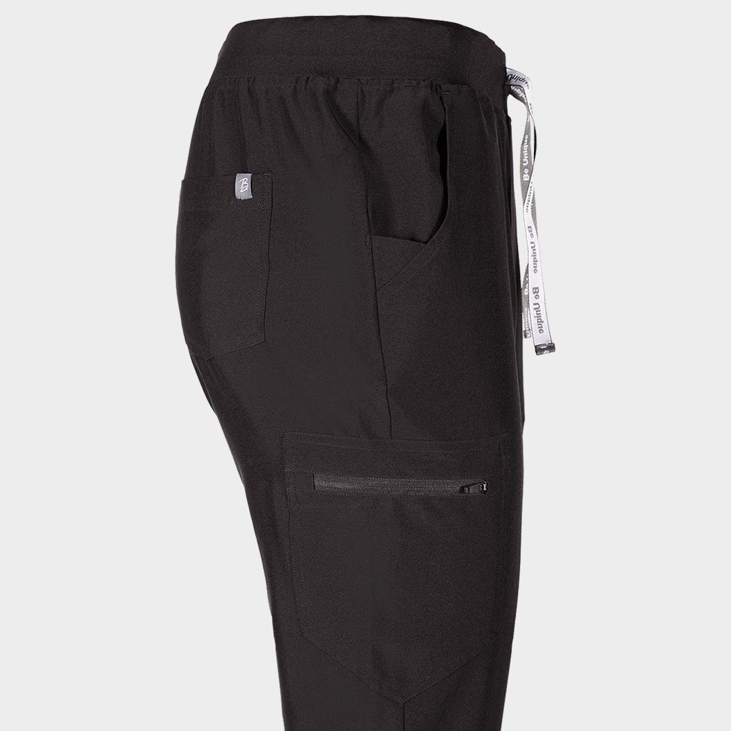 Pantaloni BEUNIQUE NOBBY STRAIGHT BLACK