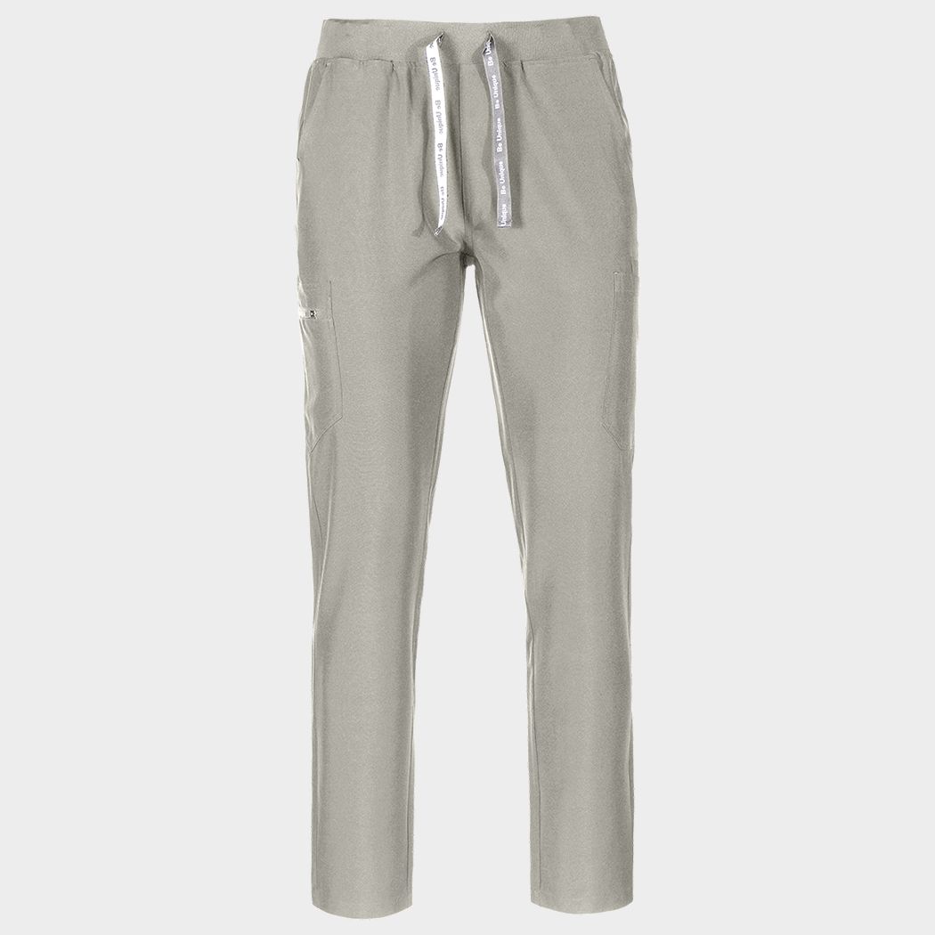 Pantaloni BEUNIQUE NOBBY STRAIGHT LIGHT GREY