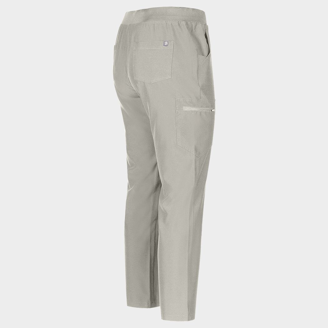 Pantaloni BEUNIQUE NOBBY STRAIGHT LIGHT GREY