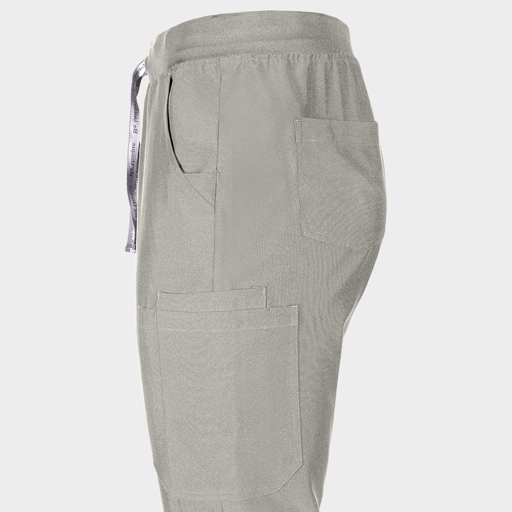 Pantaloni BEUNIQUE NOBBY STRAIGHT LIGHT GREY