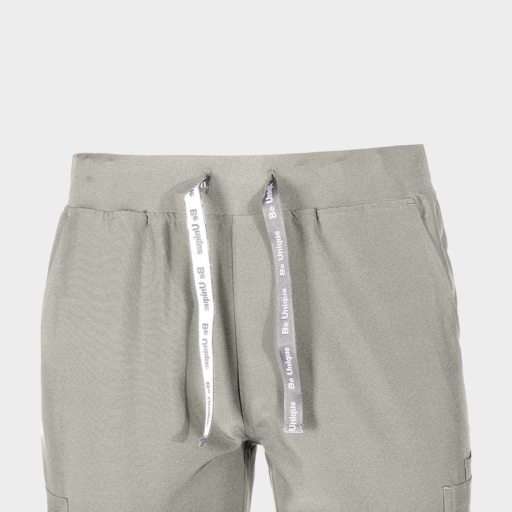 Pantaloni BEUNIQUE NOBBY STRAIGHT LIGHT GREY