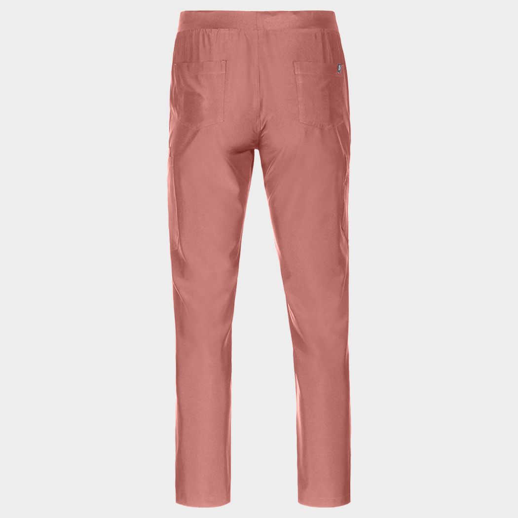 Pantaloni BEUNIQUE NOBBY STRAIGHT MAUVE
