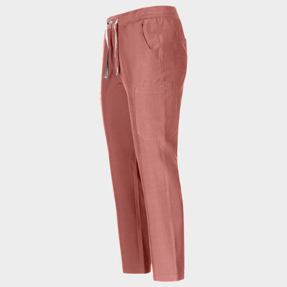 Pantaloni BEUNIQUE NOBBY STRAIGHT MAUVE