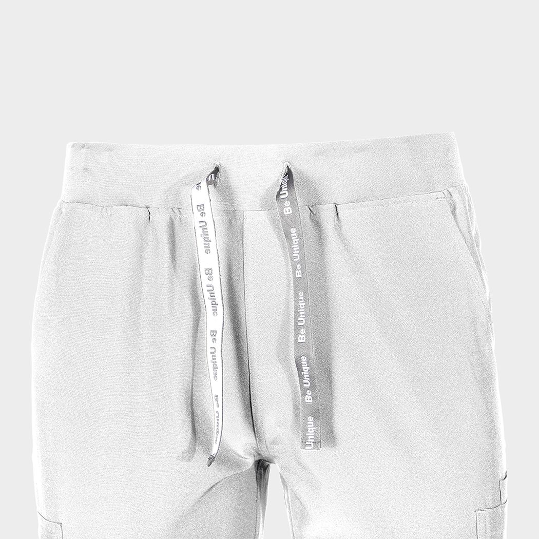 Pantaloni BEUNIQUE NOBBY STRAIGHT WHITE