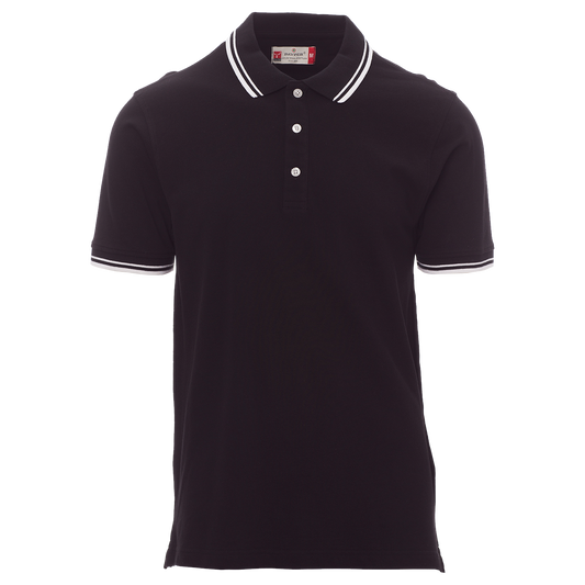 Tricou polo PAYPER SKIPPER NEGRU