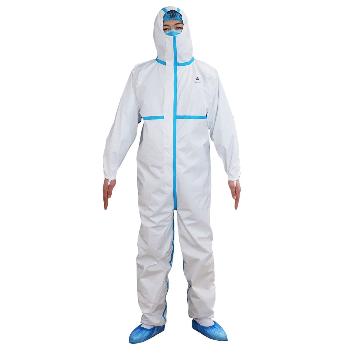 Combinezon de protecție cu glugă STENSO COVERALL ALB TYPE 3, 4