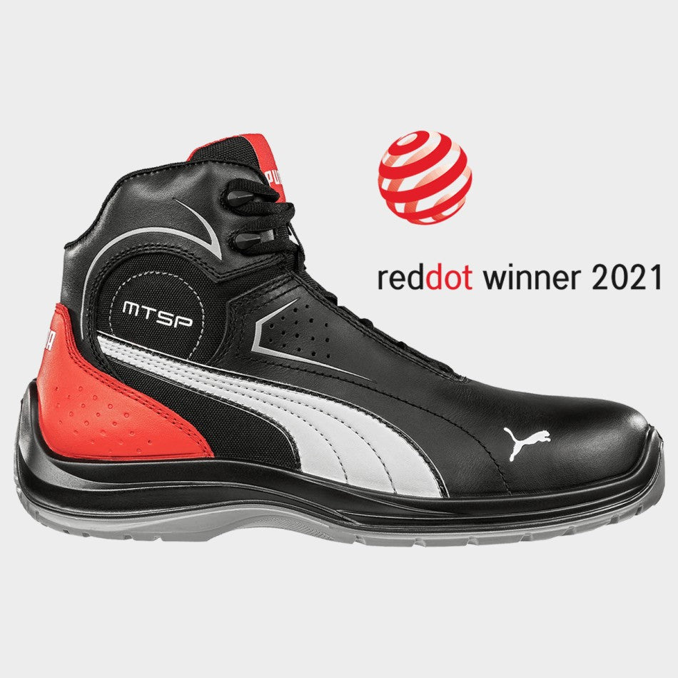 Bocanci de protectie PUMA TOURING BLACK MID S3 ESD SRC
