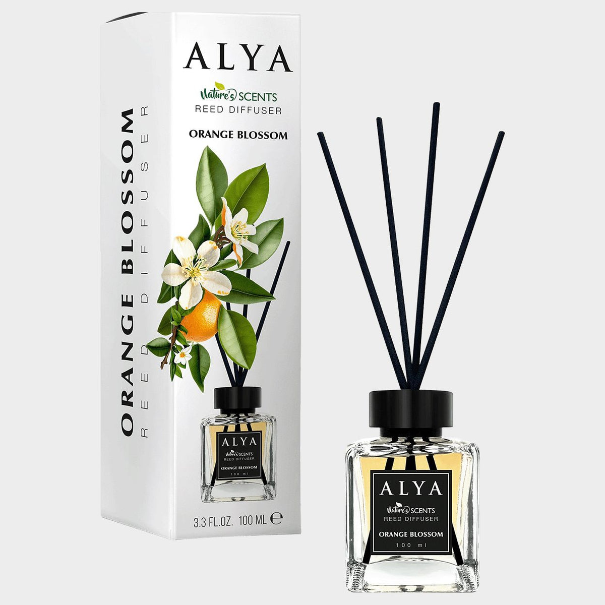 Difuzor cu bețișoare STENSO ALYA REED DIF Orange Blossom