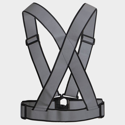 Centură reflectorizantă tip ham STENSO REFLECTIVE ELASTIC 2.0 HV BLACK