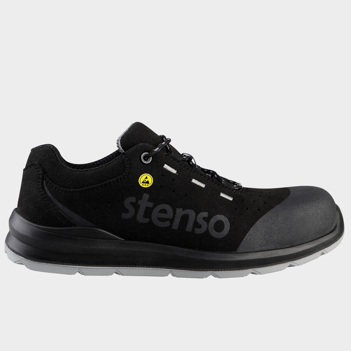 Pantofi de lucru STENSO JETT BLACK LOW MF S1PL MF ESD