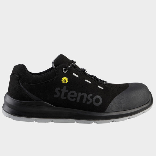 Pantofi de lucru STENSO JETT BLACK LOW MF S1PL MF ESD