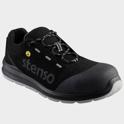 Pantofi de lucru STENSO JETT BLACK LOW MF S1PL MF ESD