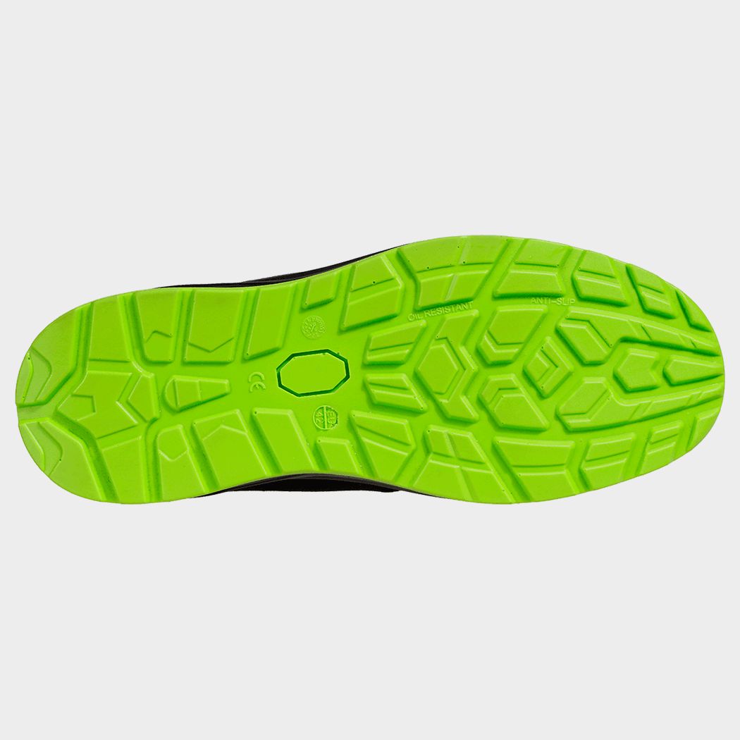 Pantofi de siguranță STENSO JETT S1PS ESD NEGRU/VERDE