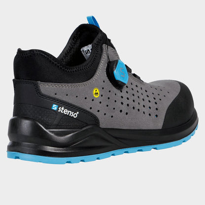 Pantofi de siguranță STENSO JETT S1PS ESD GRI/ALBASTRU