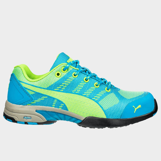 Pantofi de protecție PUMA CELERITY KNIT BLUE WNS S1P HRO SRC