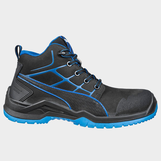 Bocanci de protecție PUMA KRYPTON BLUE MID S3 ESD SRC