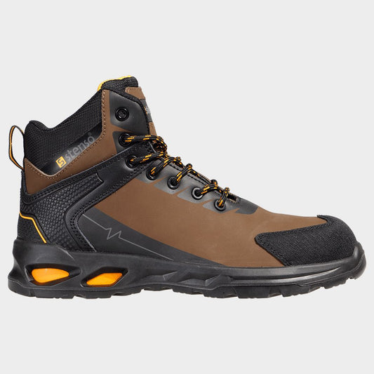 Pantofi înalți STENSO RULER MID O2 SR BROWN/BLACK