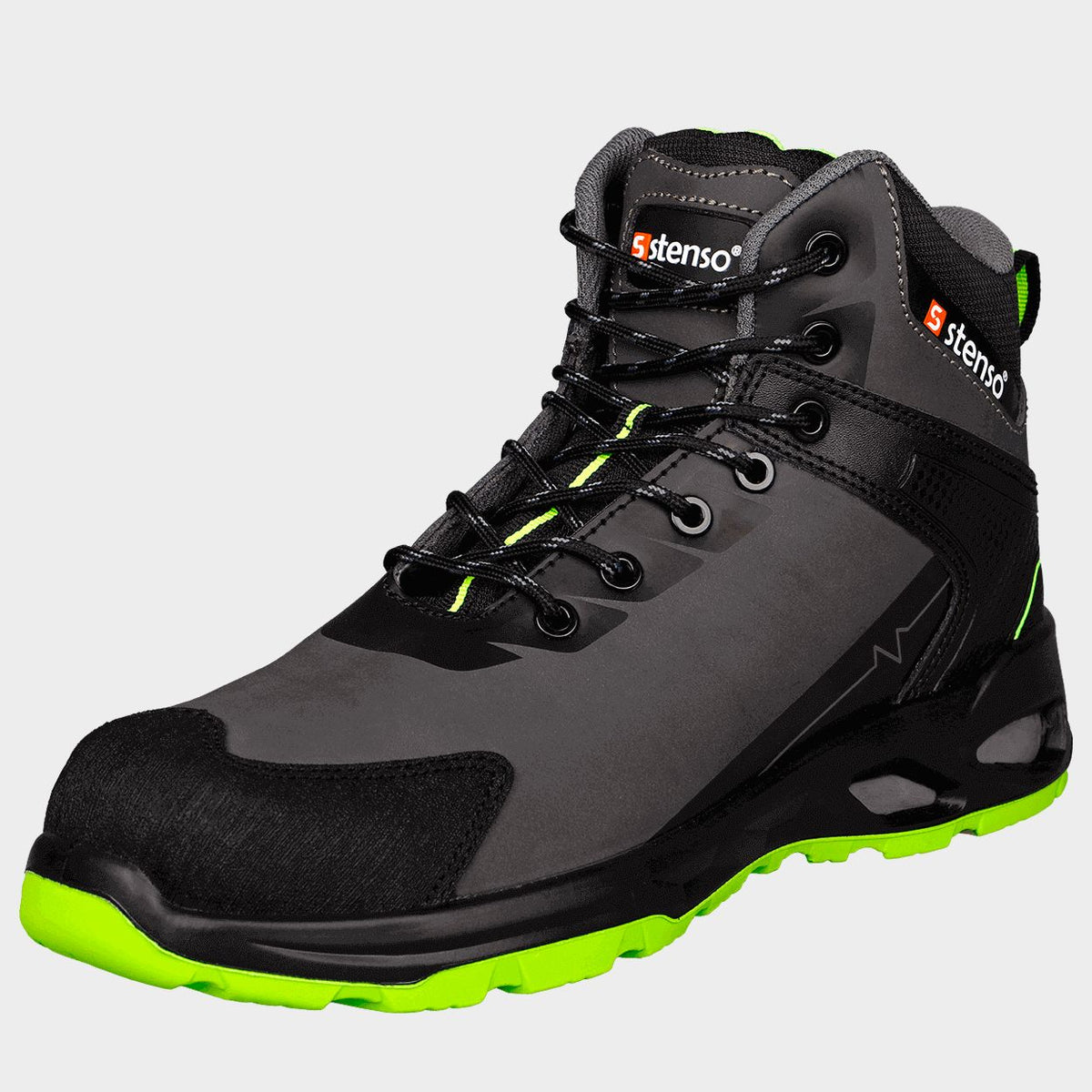 Bocanci înalți STENSO RULER MID O2 SR GREY/GREEN