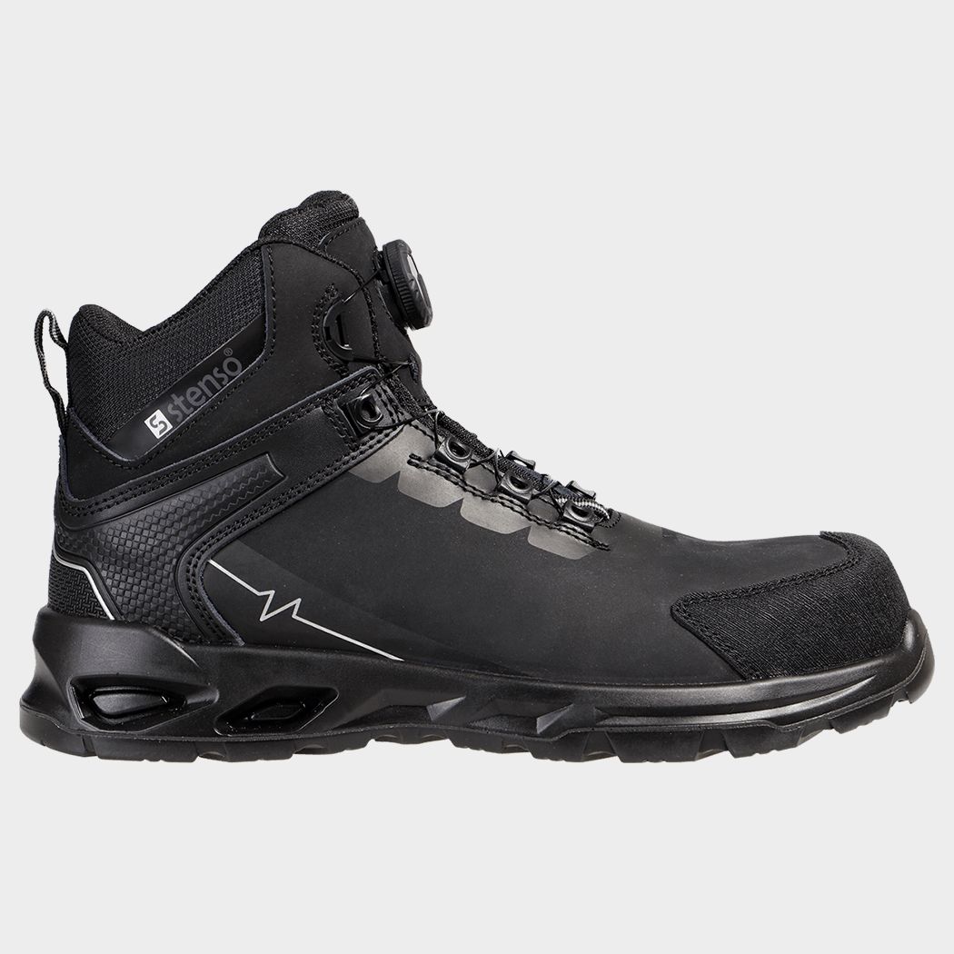 Pantofi înalți STENSO RULER MID S3S FO SR BLACK