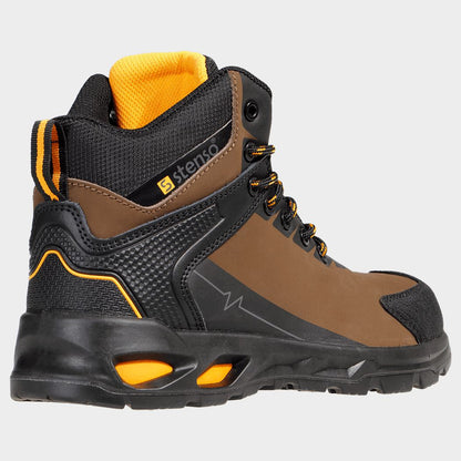 Pantofi de lucru STENSO RULER S3S SR BROWN/BLACK