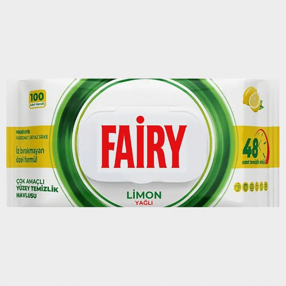 Șervețele umede pentru suprafețe FAIRY LEMON 100 buc. 06700092