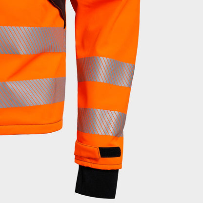 Jachetă softshell STENSO PRISMA 2.0 HV ORANGE/BLACK